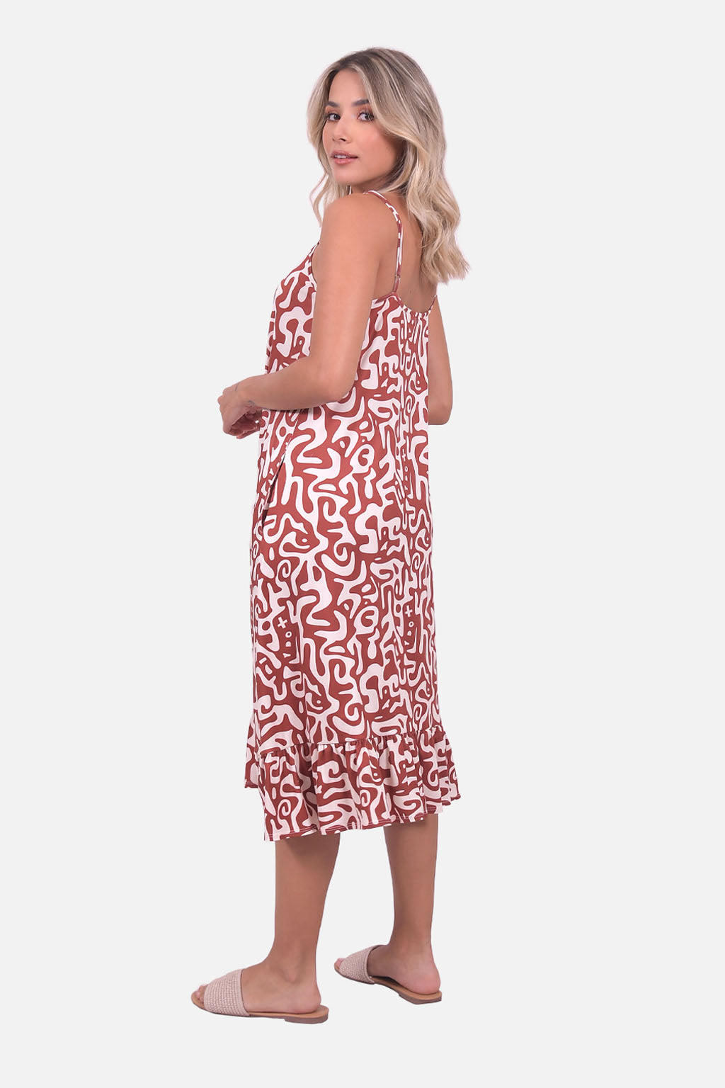 Vestido Misisipi Terracota