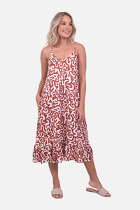 Vestido Misisipi Terracota