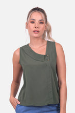 Cargar imagen en el visor de la galería, Blusa Monarca Verde Militar
