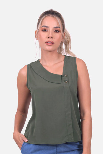 Blusa Monarca Verde Militar