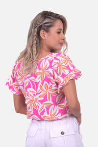 Blusa Bosnia Fucsia