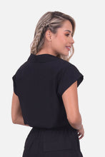 Cargar imagen en el visor de la galería, Blusa Tunez Negra
