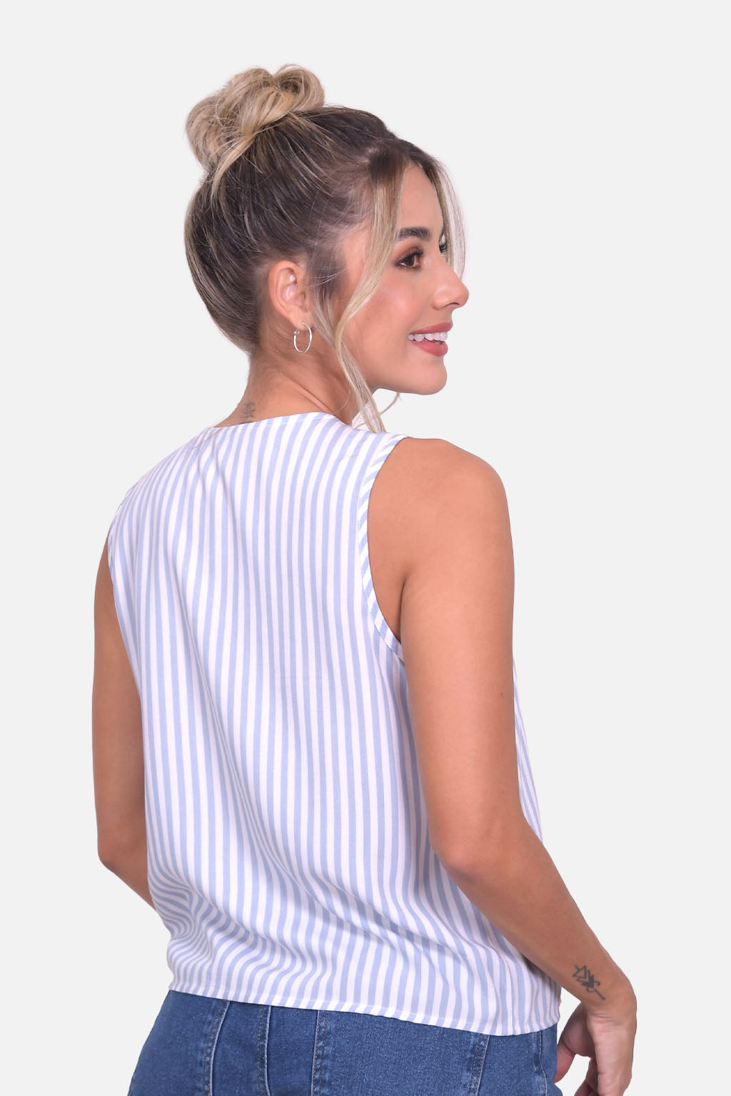 Blusa Morelia Azul Hortencia