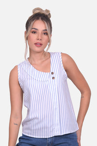 Blusa Morelia Azul Hortencia