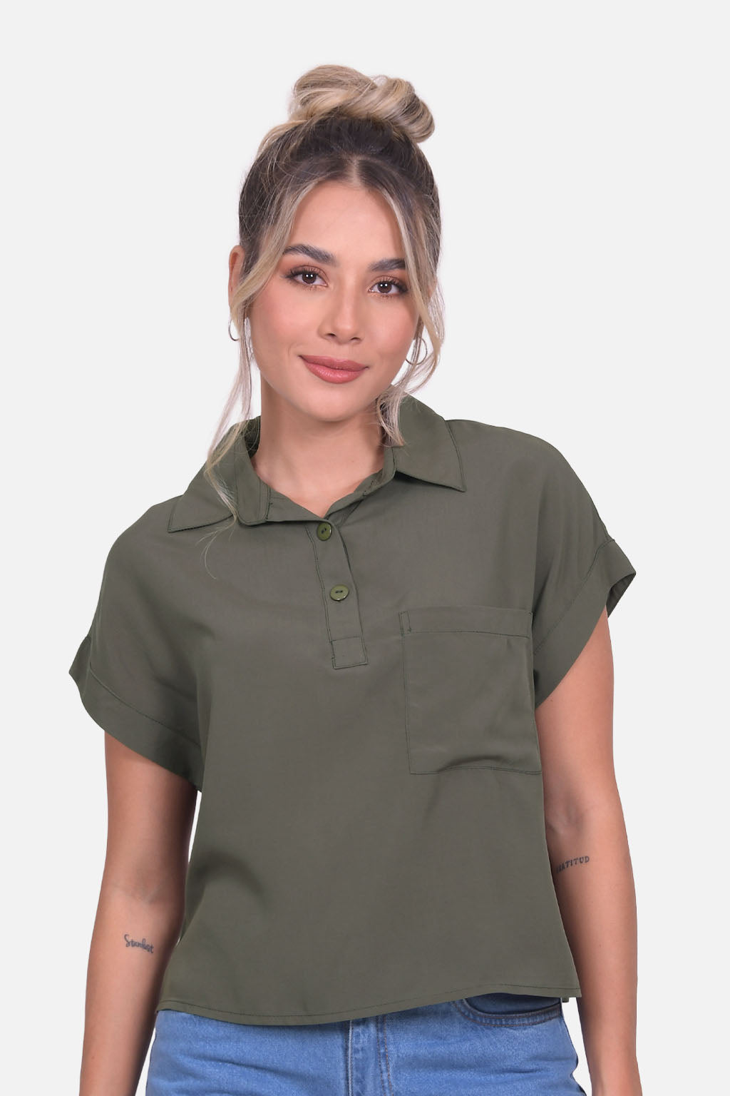 Blusa Karina Verde Militar