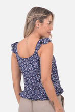 Cargar imagen en el visor de la galería, Blusa Patty Azul Navy
