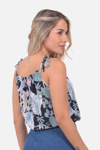 Blusa Lucia Azul Navy