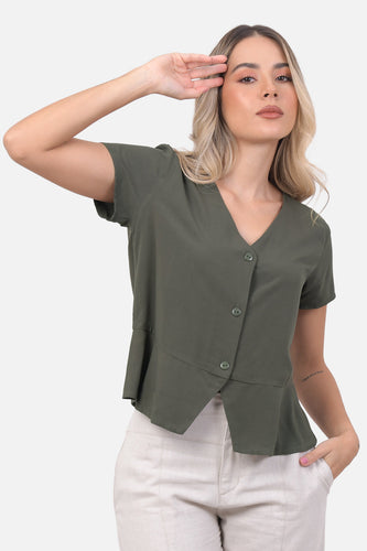 Blusa Flavia Verde Militar