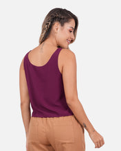 Cargar imagen en el visor de la galería, Blusa Benilde Vino
