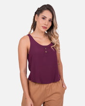Cargar imagen en el visor de la galería, Blusa Benilde Vino
