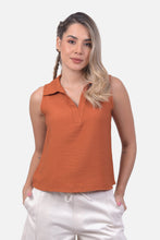 Cargar imagen en el visor de la galería, Blusa Alba Terracota
