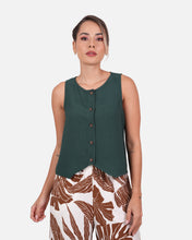 Cargar imagen en el visor de la galería, Blusa Namibia Verde
