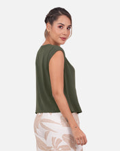 Cargar imagen en el visor de la galería, Blusa Jaipur Verde Militar
